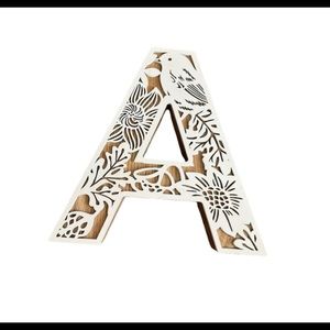 farmhouse wall decor - letter A perfect for girl's room